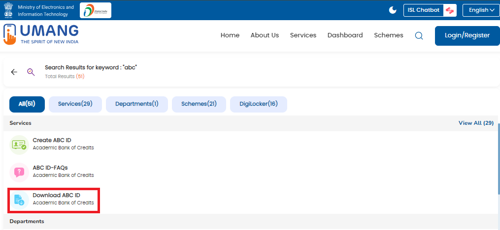 Download ABC ID On UMANG
